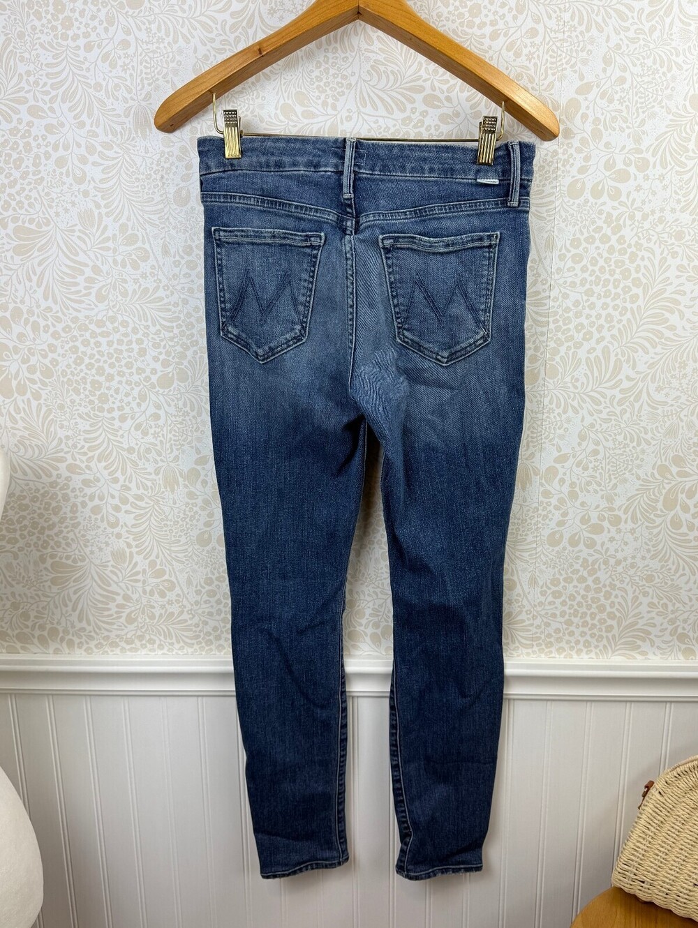 MOTHER Mid-Rise Medium Wash "Groovin" The Looker Skinny Jeans - Size - 26 - Picture 10 of 11